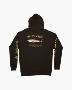 Salty Crew Bruce Black Hood Fleece -Salty Crew 20335029 BLK BACK