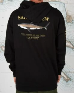 Salty Crew Bruce Black Hood Fleece