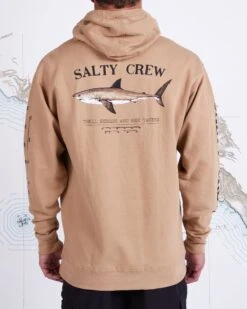 Salty Crew Bruce Sandstone Hood Fleece -Salty Crew 20335029 SANDSTNE OMBACK