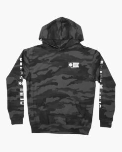 Salty Crew Alpha Flag Boys Black/Camo Fleece