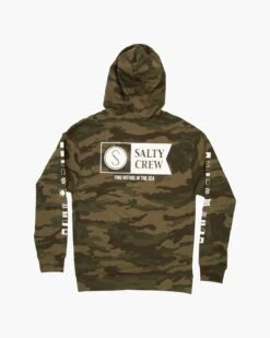 Salty Crew Alpha Camo Hood Fleece -Salty Crew 20335063 CAMO BACK