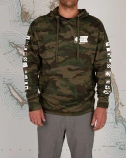 Salty Crew Alpha Camo Hood Fleece