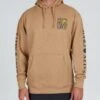 Salty Crew Ink Slinger Sandstone Hood Fleece -Salty Crew 20335185 SANDSTNE OMFRONT