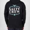 Salty Crew Skipjack Black Hood Fleece -Salty Crew 20335213 BLK OMBACK