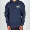 Salty Crew Skipjack Navy Heather Hood Fleece -Salty Crew 20335213 NAVYHEA OMFRONT