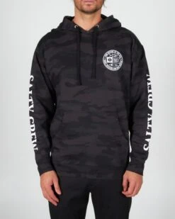 Salty Crew Legends Black Camo Hood Fleece -Salty Crew 20335214 BLKCAMO OMFRONT