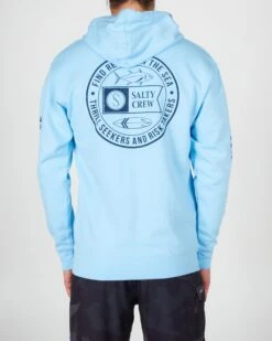 Salty Crew Legends Light Blue Hood Fleece