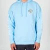 Salty Crew Tippet Lineup Light Blue Hood Fleece -Salty Crew 20335215 LIGHTBLUE OMFRONT