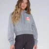 Salty Crew Summer Vibe Heather Grey Crop Hoody -Salty Crew 20335230W HEAGRY 1