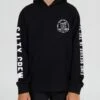 Salty Crew Lateral Line Boys Black Hooded Fleece -Salty Crew 20335251Y BLK OMFRONT