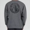 Salty Crew In Fishing We Trust Gunmetal Crew Fleece -Salty Crew 20335252 GUN OMBACK