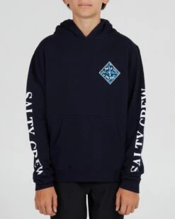 Salty Crew Tippet Shores Fill Boys Navy Fleece