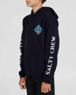 Salty Crew Tippet Shores Fill Boys Navy Fleece -Salty Crew 20335254Y NVY OMSIDELEFT