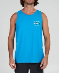 Salty Crew Bruce Turquoise Tank