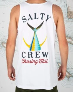 Salty Crew Tailed White Tank