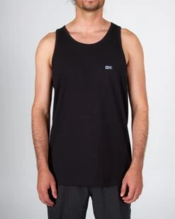 Salty Crew Bare Bones Black Tank