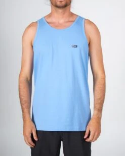 Salty Crew Bare Bones Marine Blue Tank