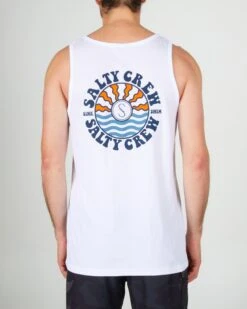 Salty Crew Sunwaves White Tank