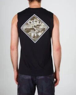 Salty Crew Tippet Black Lineup Sleeveless