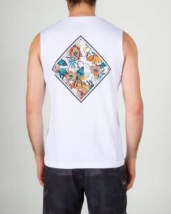Salty Crew Tippet White Lineup Sleeveless