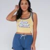 Salty Crew Retro Catch Desert Sun Tank