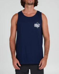 Salty Crew No Slack Navy Tank