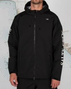 Salty Crew Pinnacle Black Jacket