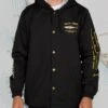 Salty Crew Bruce Black Snap Jacket -Salty Crew 20935069 BLK OMFRONT