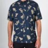 Salty Crew Twisted Tides Navy S/S Woven -Salty Crew 21035090 NAVY OMFRONT