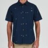 Salty Crew Bruce Navy S/S Woven -Salty Crew 21035095 NVY OMFRONT