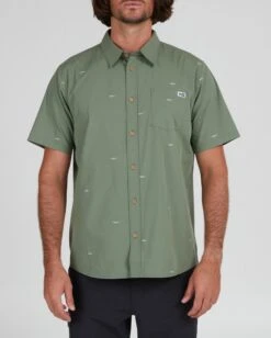 Salty Crew Bruce Vintage Military S/S Woven