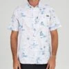 Salty Crew Seafarer White S/S Tech Woven -Salty Crew 21035097 WHT OMFRONT
