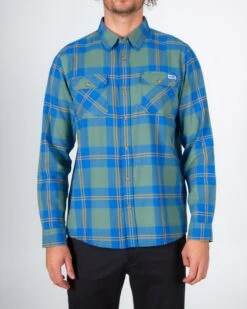 Salty Crew Eventide Vintage Military Flannel
