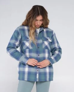 Salty Crew Chore Atlantic Green Shacket -Salty Crew 21435052W ATLG 4