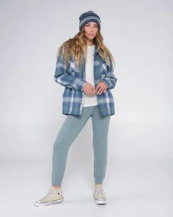 Salty Crew Chore Atlantic Green Shacket -Salty Crew 21435052W ATLG 8