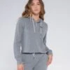 Salty Crew Tippet Henley Heather Grey Hoody -Salty Crew 21535024W HEAGRY 1