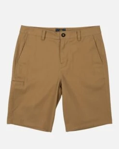 Salty Crew Deckhand Workwear Brown Chino Walkshort