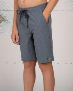 Salty Crew Drifter 2 Boys Navy Elastic Hybrid -Salty Crew 30035024Y NVY OMSIDELEFT c528d5be 91a2 453a 9dac 08b2d2a6719b