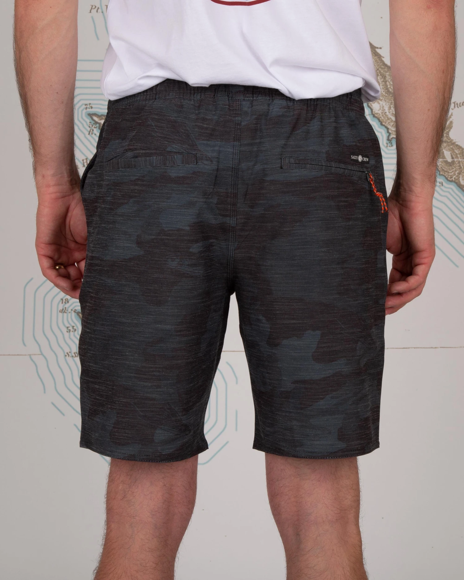 Salty Crew Drifter 2 Black Camo Elastic Hybrid 6 Salty Crew Drifter 2 Black Camo Elastic Hybrid - Image 4