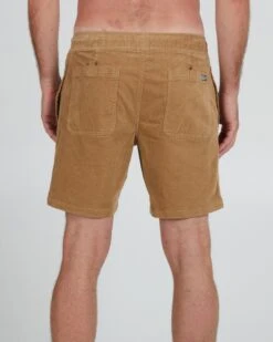 Salty Crew Sandbar Workwear Corduroy Elastic Short -Salty Crew 30035036 WRKWR OMBACK