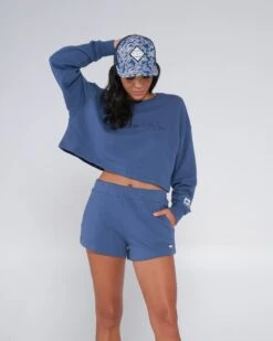 Salty Crew Beach Day Blue Steel Short