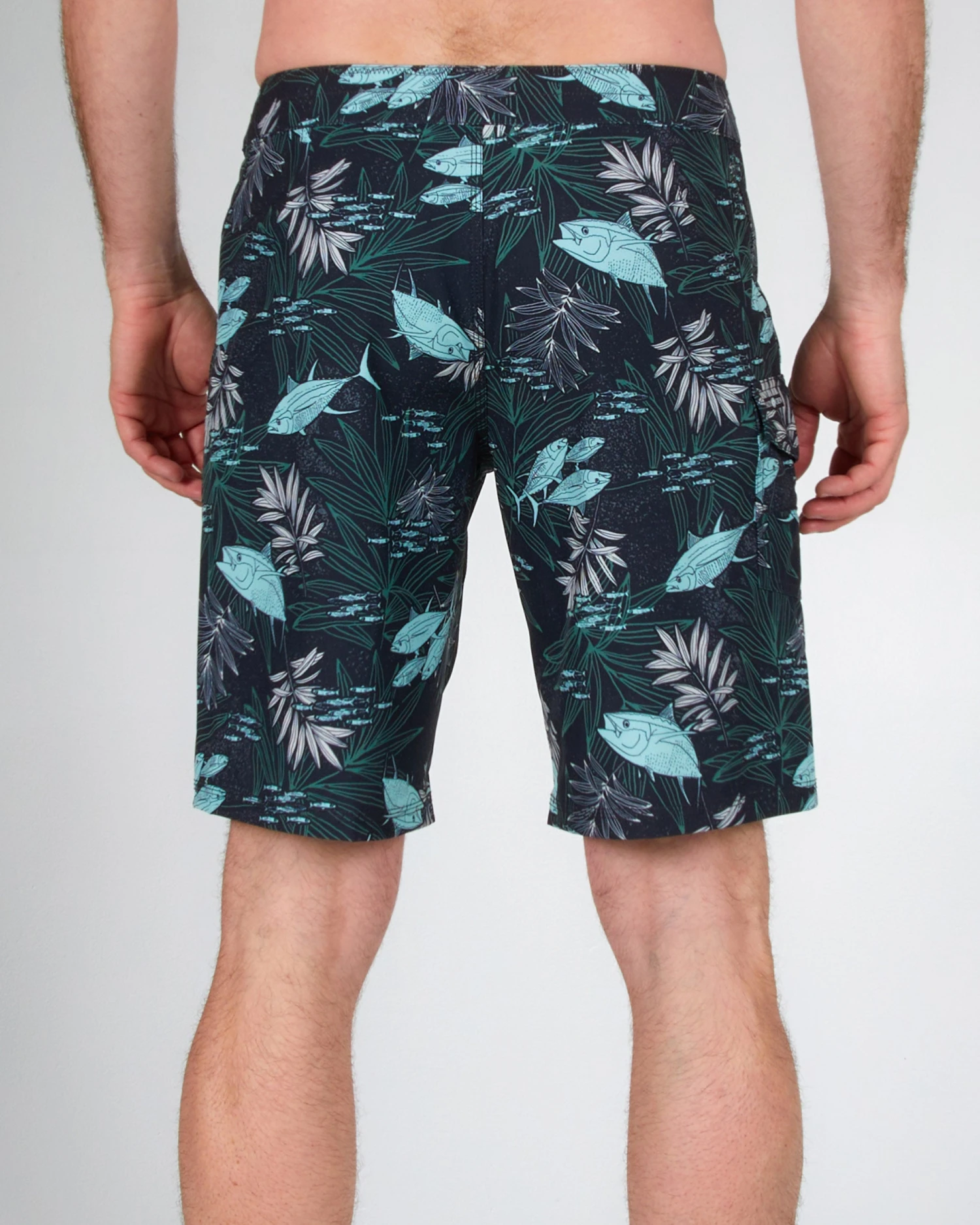 Salty Crew Lowtide Black/Aqua Boardshort 10 Salty Crew Lowtide Black/Aqua Boardshort - Image 8