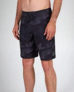 Salty Crew Lowtide Black Camo Boardshort 13 Salty Crew Lowtide Black Camo Boardshort -Salty Crew 30335084 BLKCAMO OMSIDELEFT