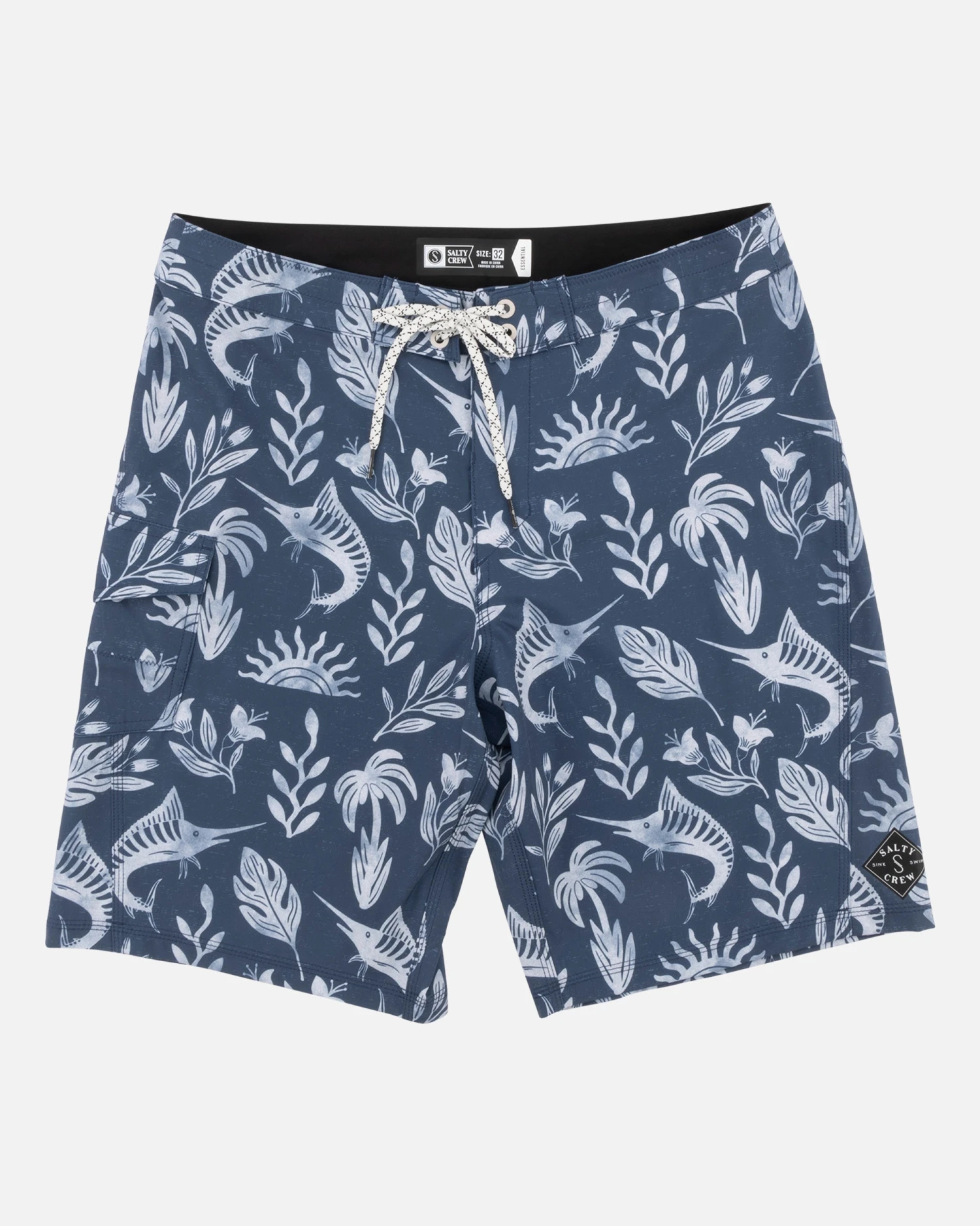 Salty Crew Lowtide Denim/White Boardshort 3 Salty Crew Lowtide Denim/White Boardshort