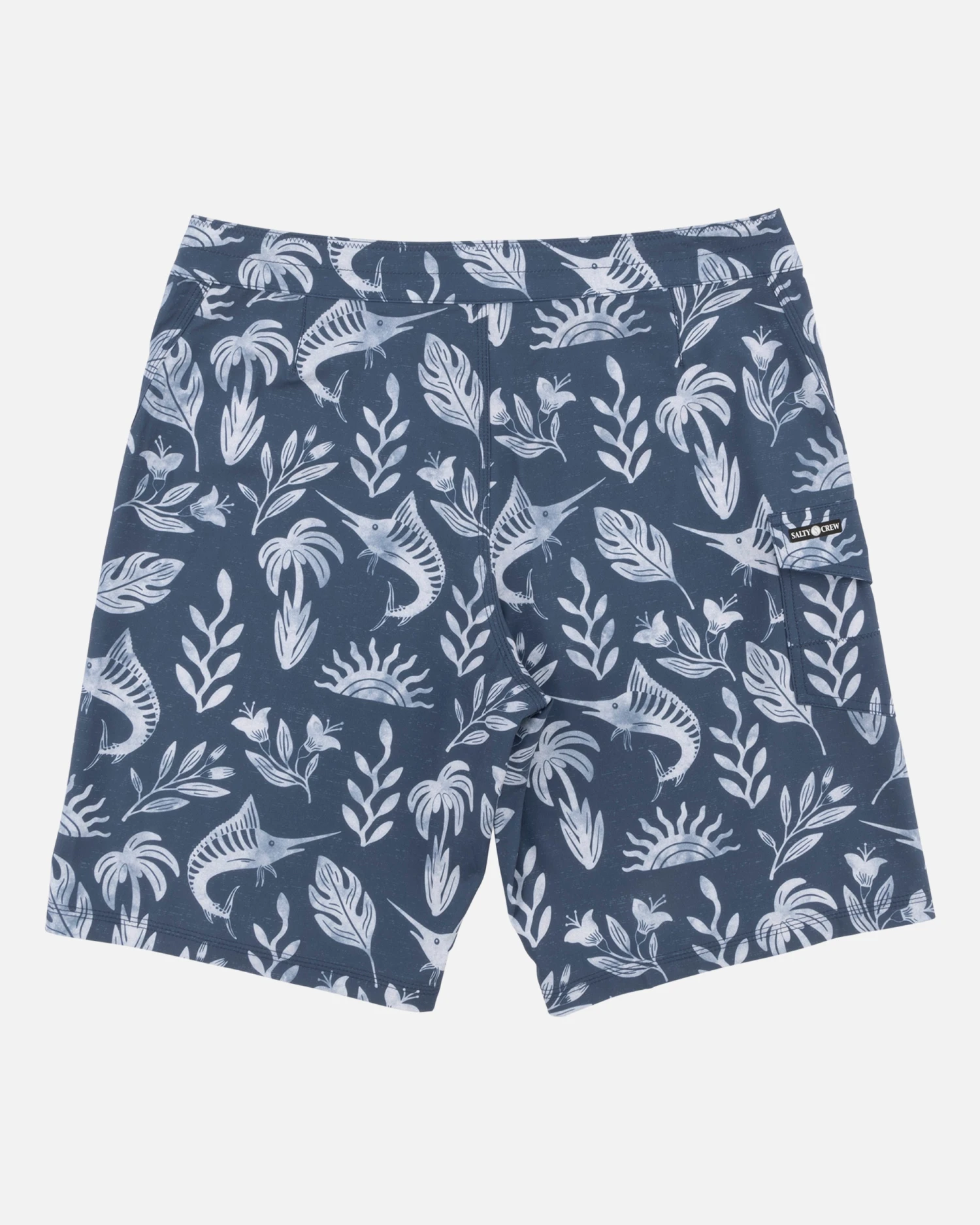 Salty Crew Lowtide Denim/White Boardshort 5 Salty Crew Lowtide Denim/White Boardshort - Image 3