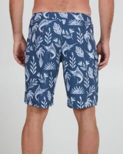 Salty Crew Lowtide Denim/White Boardshort 11 Salty Crew Lowtide Denim/White Boardshort -Salty Crew 30335084 DENWHT OMBACK