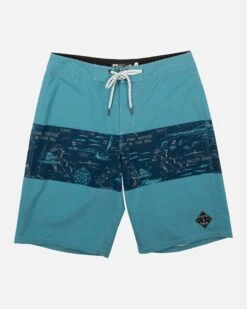 Salty Crew Topwater Navy/Aqua Boardshort