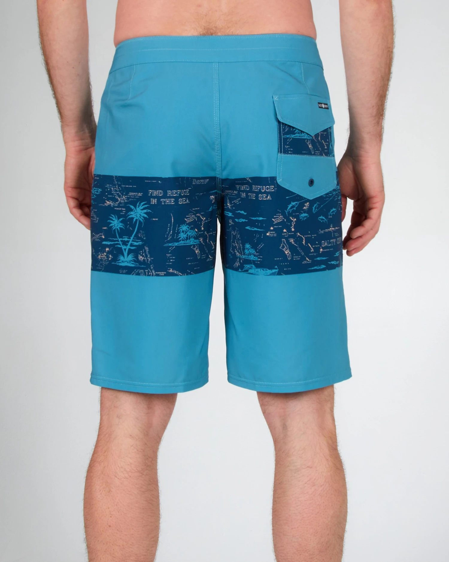 Salty Crew Topwater Navy/Aqua Boardshort 8 Salty Crew Topwater Navy/Aqua Boardshort - Image 6