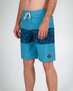 Salty Crew Topwater Navy/Aqua Boardshort 18 Salty Crew Topwater Navy/Aqua Boardshort -Salty Crew 30335088 NVAQ OMSIDELEFT