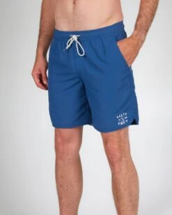 Salty Crew Quiver Washed Indigo Elastic Boardshort -Salty Crew 30335089 WIDG OMSIDELEFT